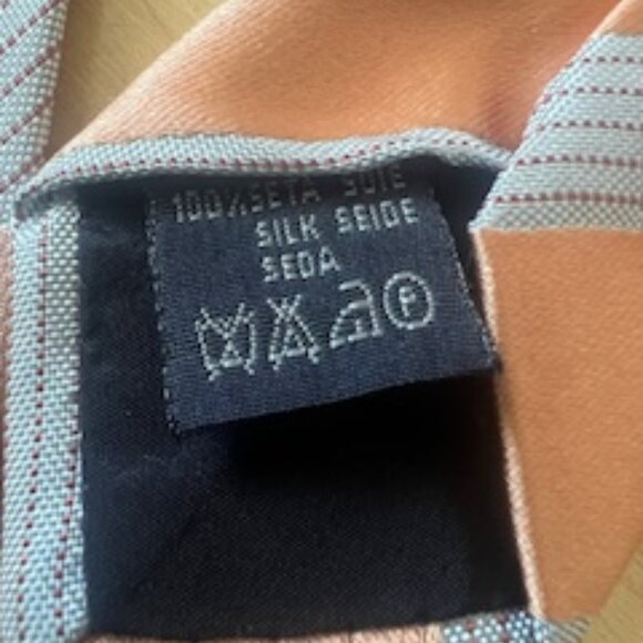 Burberry - Men's Necktie - Peach - Perfect - Picture 3 of 3